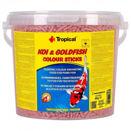 Tropical Koi-Goldfish Colour Stick 5l/430g kbelík